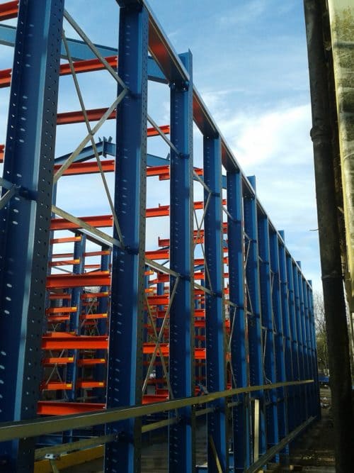 Cantilever Rack Clad Warehouse